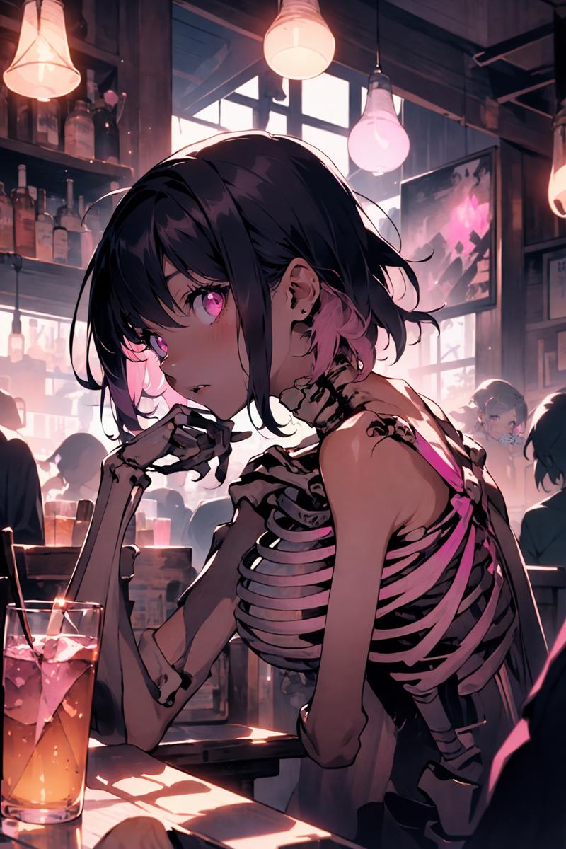 606247209521969887-3674882172-tavern scenes, charming personified skeleton, charming anime characters, i can't believe how beautiful this is, light magenta an.jpg